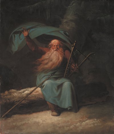 Ossian canta il suo canto del cigno da Nicolai Abildgaard