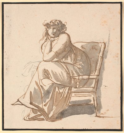 Ritratto di profilo della seconda moglie dell