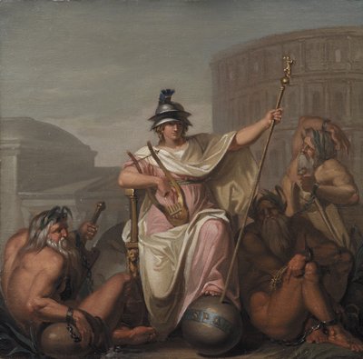 Roma come dominatrice del mondo da Nicolai Abildgaard