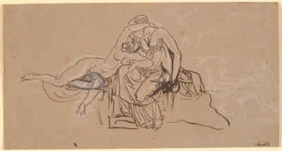 Saffo e la donna di Mitilene da Nicolai Abildgaard