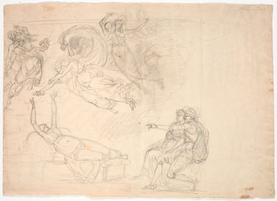 Scena da Enrico VIII di Shakespeare (atto 4, scena 2) da Nicolai Abildgaard