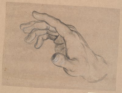 Studio di una mano da Nicolai Abildgaard