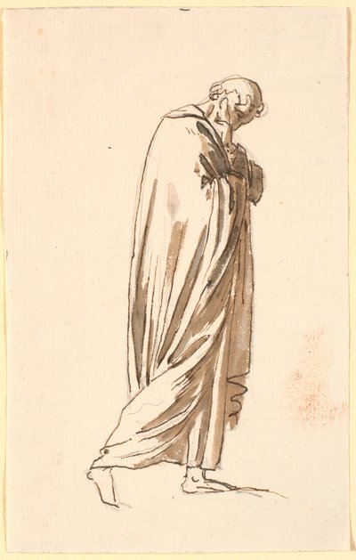 Studio per la figura più a sinistra su Td 540,29 da Nicolai Abildgaard
