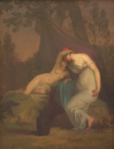 La poetessa greca Saffo e la ragazza di Mitilene da Nicolai Abildgaard
