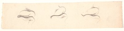 Tre studi di bocche da Nicolai Abildgaard