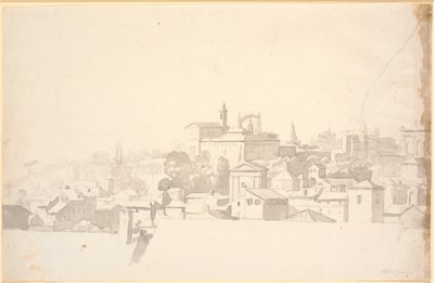 Veduta di una città con architettura meridionale da Nicolai Abildgaard