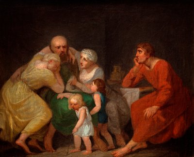 Una scena di addio da Nicolai Abraham Abildgaard