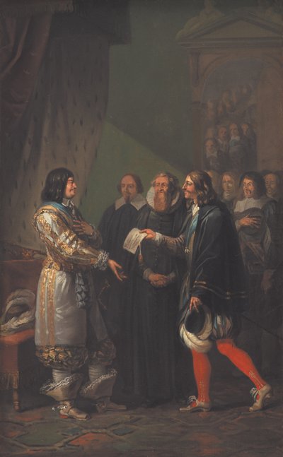 Monarchia assoluta assegnata a Federico III di Danimarca nel 1660, 1783 da Nicolai Abraham Abildgaard