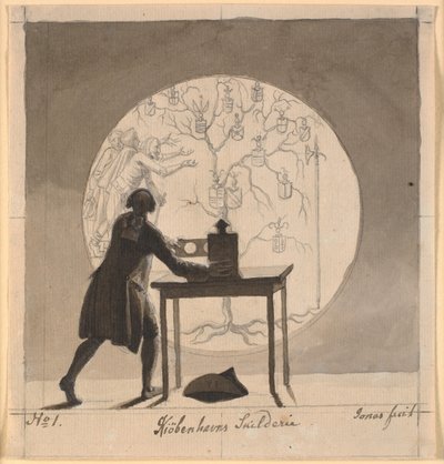 Lanterna Magica, 1786-1788 da Nicolai Abraham Abildgaard
