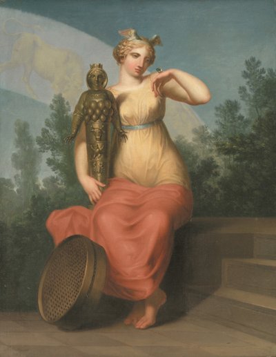 Filosofia. Figura allegorica, 1800 da Nicolai Abraham Abildgaard