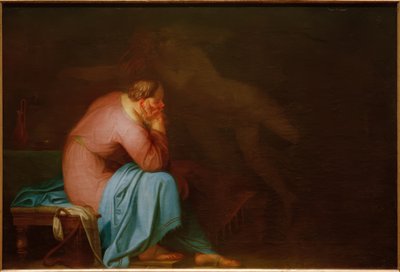 Socrate e il suo demone da Nicolai Abraham Abildgaard