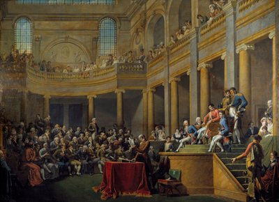Consolato della Repubblica Cisalpina riunito in comizi a Lione, 1808 da Nicolas Andre Monsiau