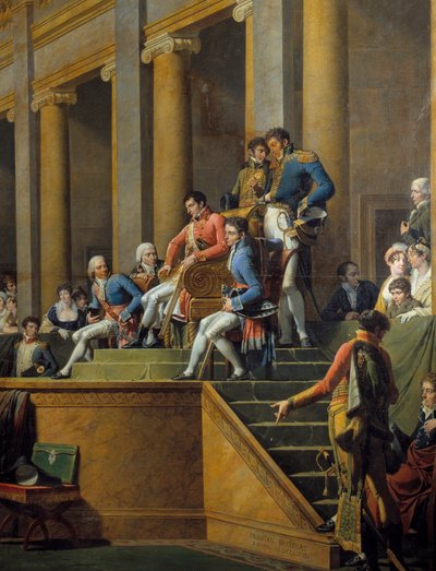 Dettaglio del Consulat de la République cisalpine réunie en comices à Lyon da Nicolas Andre Monsiau