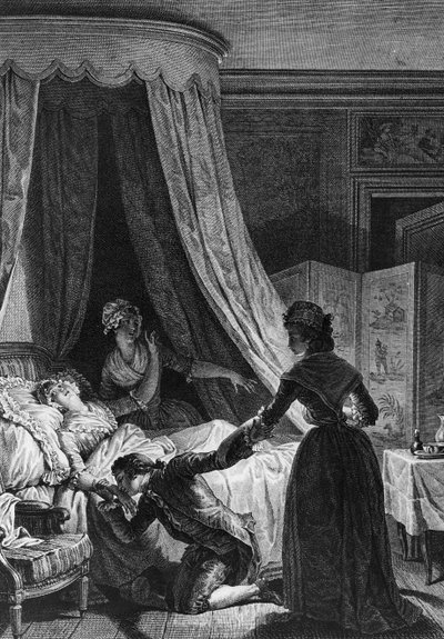 Julie e Saint-Preux, illustrazione da 