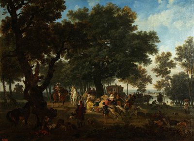 Enrico IV e la sua suite a caccia, ca. 1804 da Nicolas Antoine Taunay