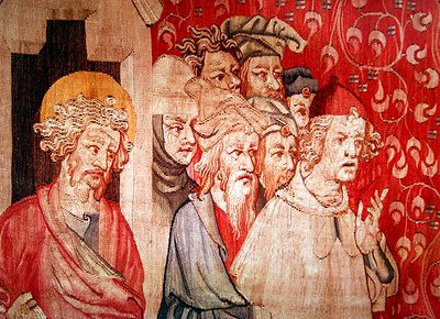 (Dettaglio) di uomini che ascoltano l