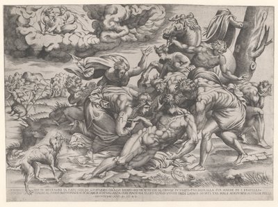 Morte di Meleagro da Nicolas Beatrizet