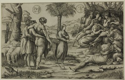 Giuseppe che spiega i suoi sogni da Nicolas Beatrizet