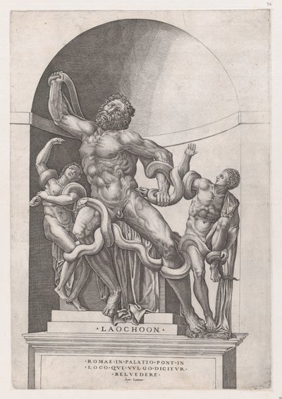 Speculum Romanae Magnificentiae: Laocoonte da Nicolas Beatrizet