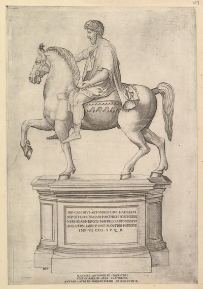 Speculum Romanae Magnificentiae: Marco Aurelio da Nicolas Beatrizet