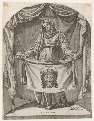Santa Veronica con il Sudario, dopo Michelangelo da Nicolas Beatrizet