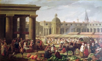 Les Halles, Parigi da Nicolas Bernard Lepicie