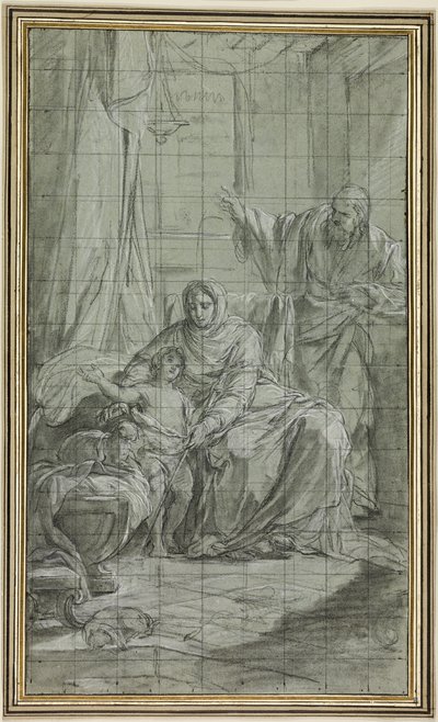 La Famiglia di San Giovanni Battista da Nicolas Bernard Lepicie