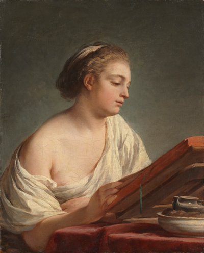 Donna che legge da Nicolas Bernard Lepicie