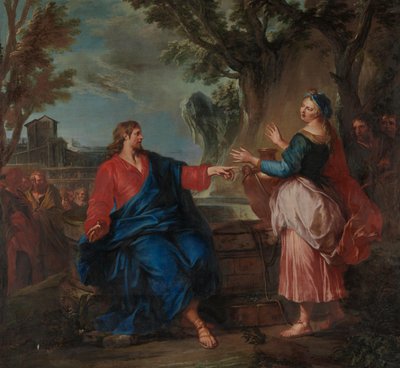 Cristo e la Samaritana da Nicolas Bertin