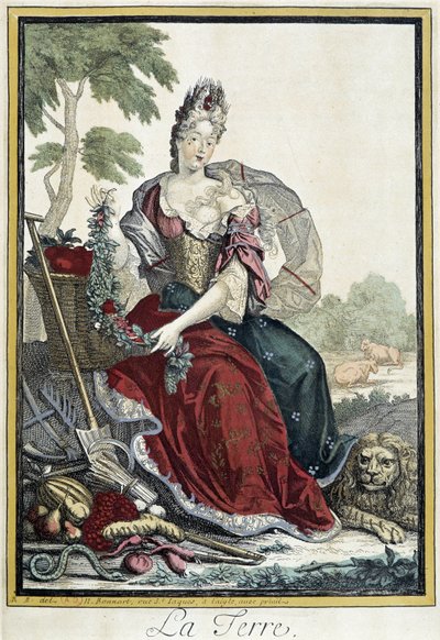 Allegoria della Terra da Nicolas Bonnart