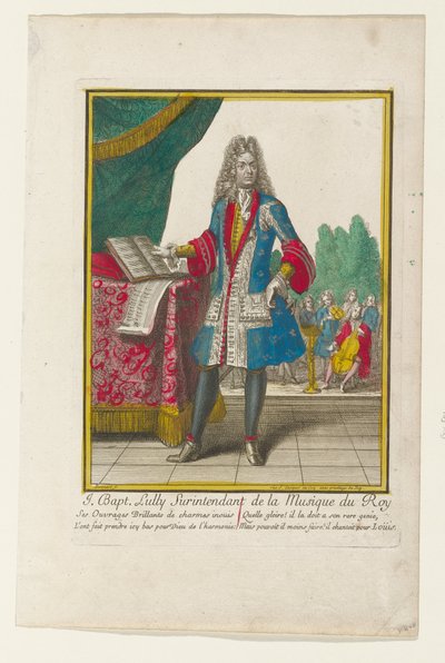 J. Baptiste Lully, Oberaufseher der Musik des Königs da Nicolas Bonnart