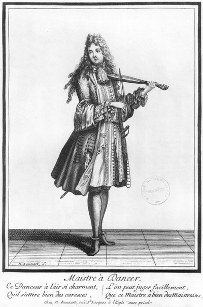 Il maestro di ballo da Nicolas Bonnart