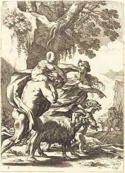 Fauno e baccante con un bambino da Nicolas Chapron