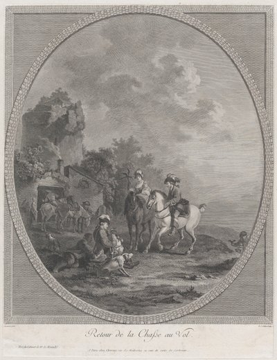 Ritorno dalla caccia, 1786 da Nicolas Colibert
