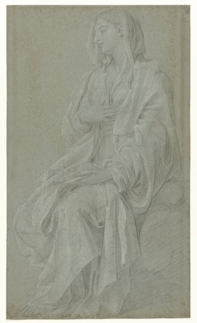 Madonna seduta da Nicolas Colombel