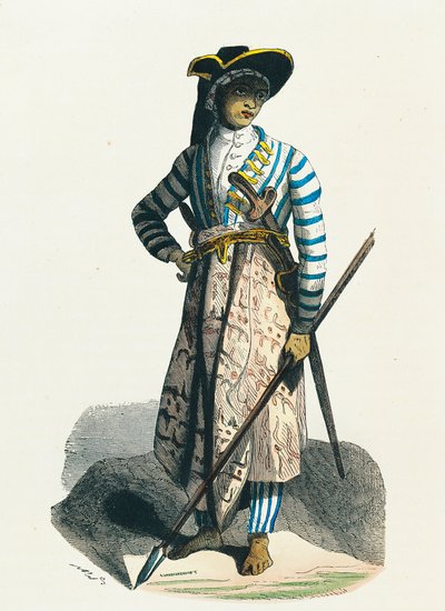 Giovane giavanese in abito da guerra da Nicolas Dally