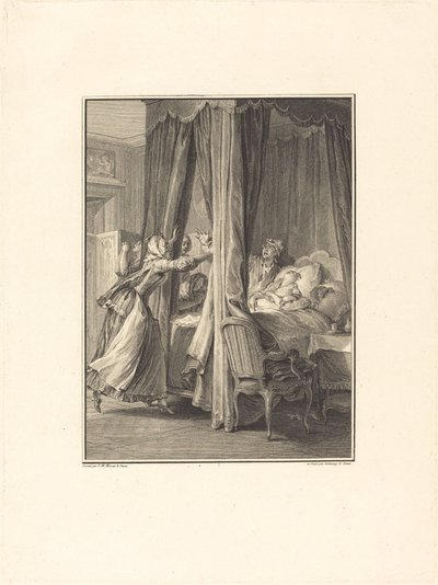Morte di Julie da Nicolas Delaunay after Jean Michel Moreau