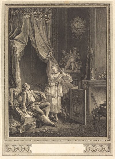 La Faretra Vuota da Nicolas Delaunay after Pierre Antoine Baudouin