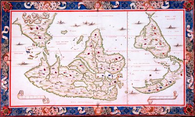 Mappa del mondo da Nicolas Desliens