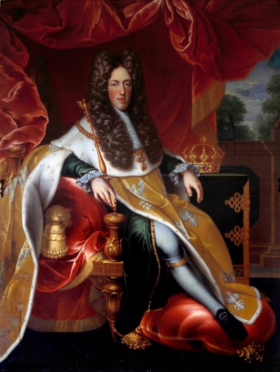 Ritratto a figura intera di Leopoldo I (1679-1729) Duca di Lorena nel 1703. Dipinto di Nicolas Dupuy (1650-1711) da Nicolas Dupuy