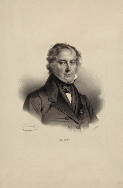 Ritratto di Jean Baptiste Biot 1774-1862 da Nicolas Eustache Maurin