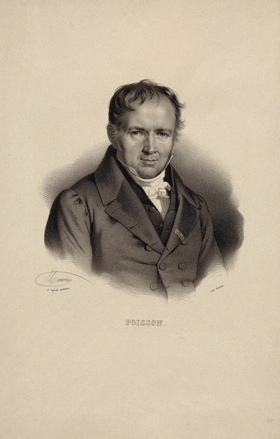 Ritratto di Siméon Denis Poisson, 1781-1840 da Nicolas Eustache Maurin