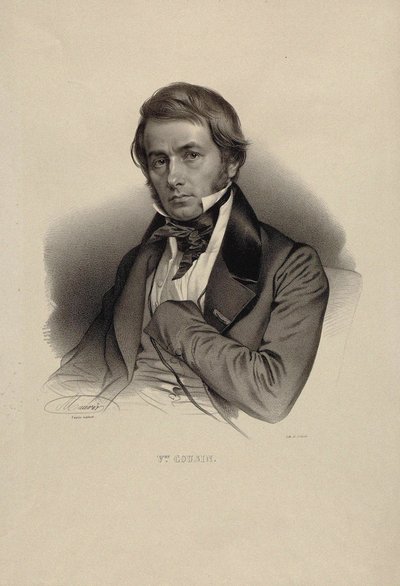 Ritratto del filosofo Victor Cousin da Nicolas Eustache Maurin