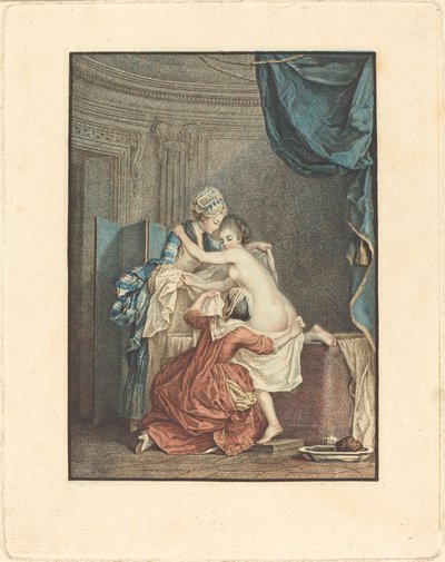 Il Bagno da Nicolas François Regnault after Pierre Antoine Baudouin