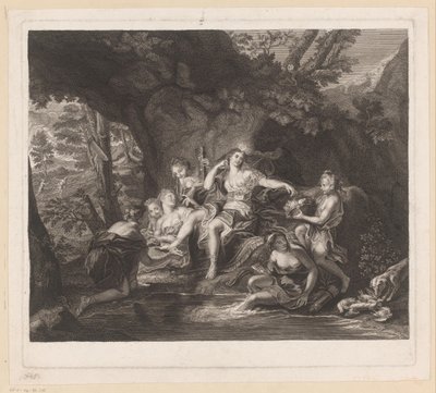 Il bagno di Diana da Nicolas Gabriel Dupuis (attributed to)