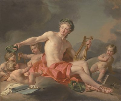 Apollo incorona le arti da Nicolas Guy Brenet