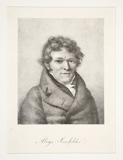 Ritratto di Aloys Senefelder da Nicolas Henri Jacob