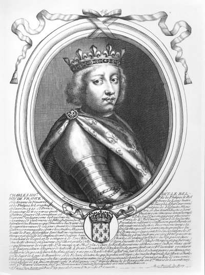 Carlo IV (1294-1328) il Bello, Re di Francia e Navarra, da 