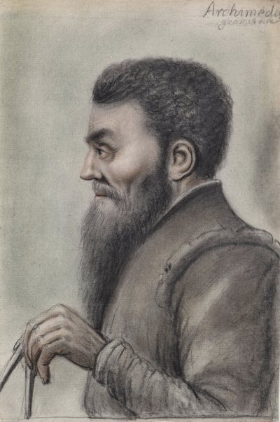 Rappresentazione di Archimede di Siracusa da Nicolas Lagneau or Lanneau