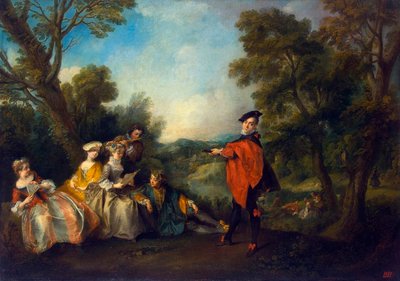 Concerto nel parco da Nicolas Lancret